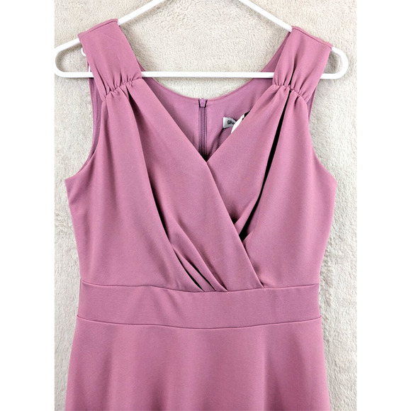 NWT Grace Karin sz S Fit & Flare faux wrap Dress pink sleeveless tank 0228 - Picture 2 of 6